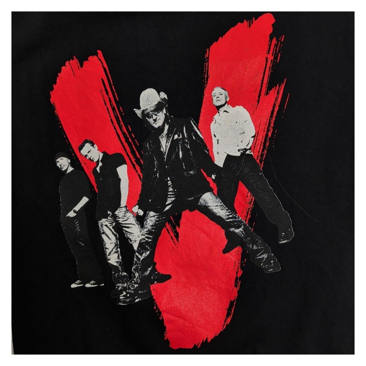 U2 Vertigo 2005 Tour T-Shirt L Black Murina USA Vintage Y2K Concert Band Tee – product photo 3 | RewearableUK