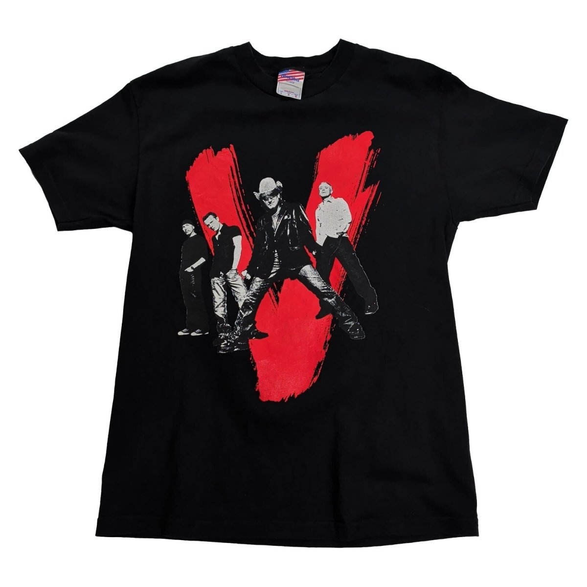 U2 Vertigo 2005 Tour T-Shirt L Black Murina USA Vintage Y2K Concert Band Tee – product photo 1 | RewearableUK