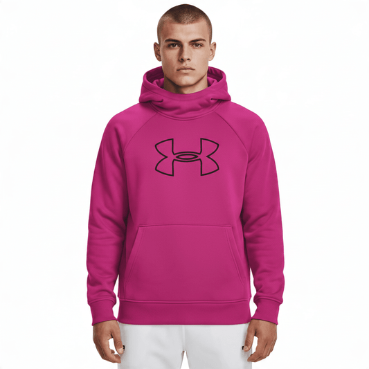 Under Armour ColdGear Pink Unisex Hoodie XL, Loose Fit Kangaroo Pocket – Hoodie product photo 1 | RewearableUK