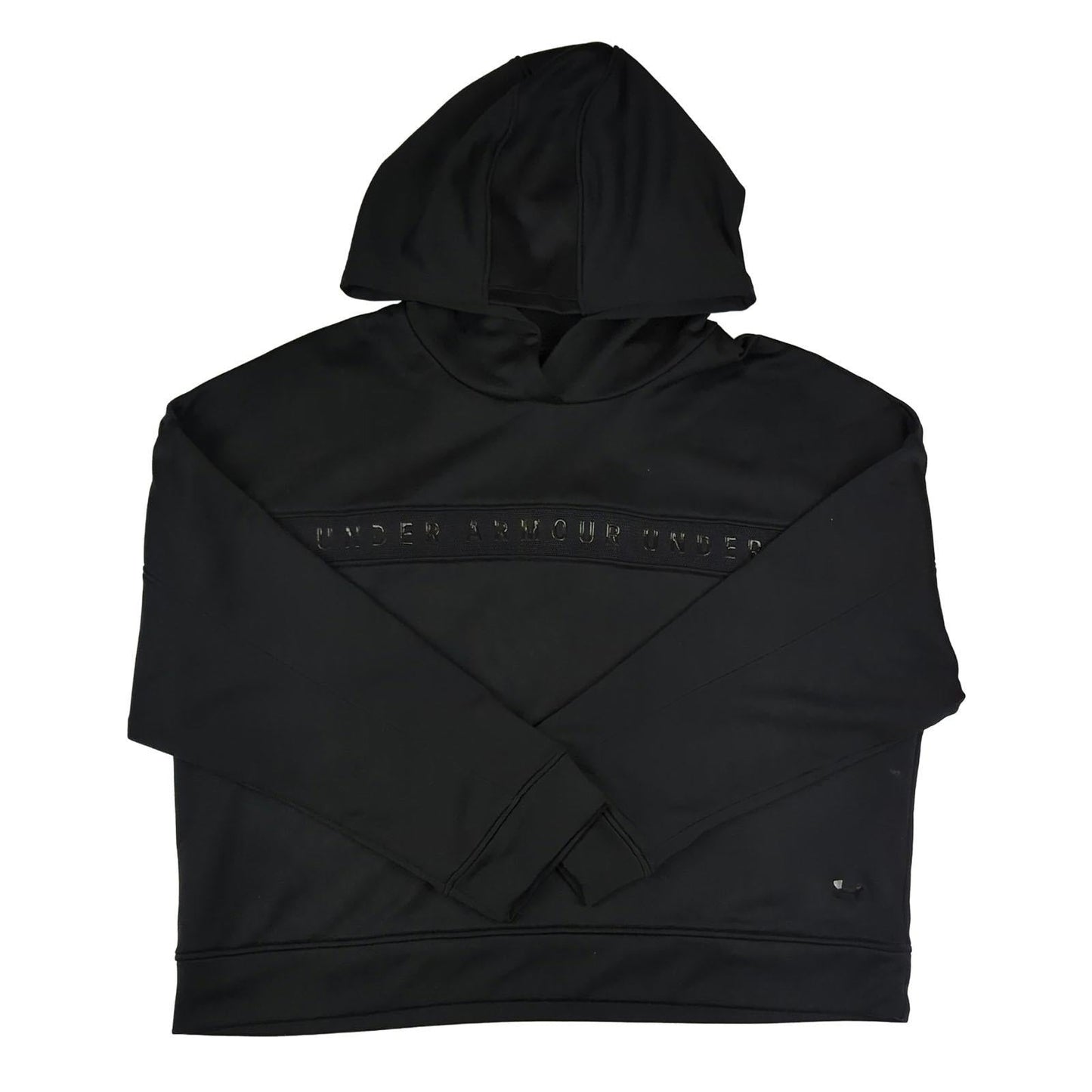 Under Armour Under Armour Men’s Black Hoodie Size M Regular Fit Cotton - Blend Pullover Sweater & Hoodie RewearableUK