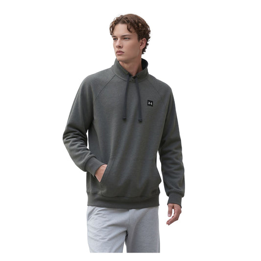 Under Armour Under Armour Mens Hoodie Size L Large Grey Pullover Jumper Long Sleeve Hooded To Sweater & Hoodie RewearableUK