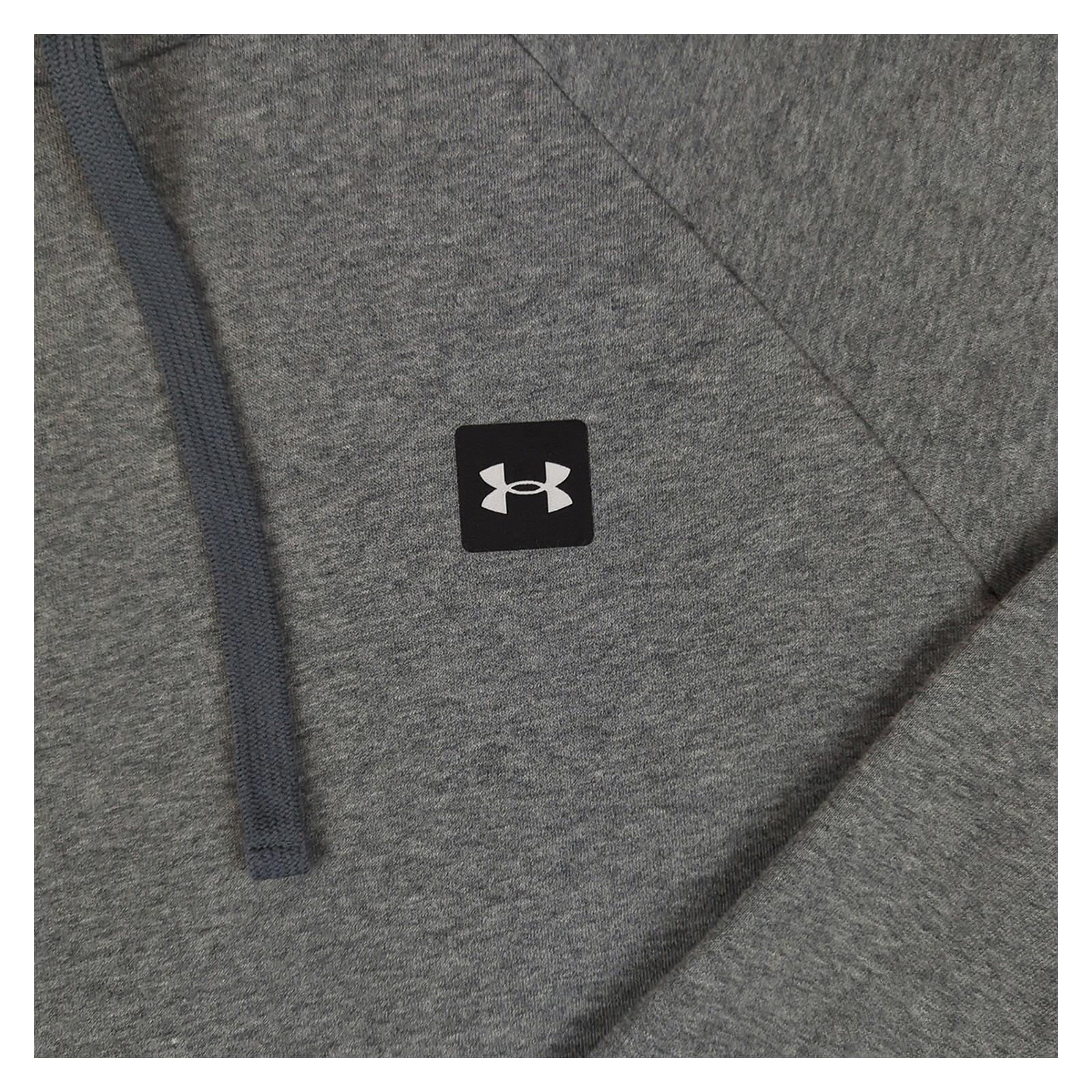 Under Armour Under Armour Mens Hoodie Size L Large Grey Pullover Jumper Long Sleeve Hooded To Sweater & Hoodie RewearableUK