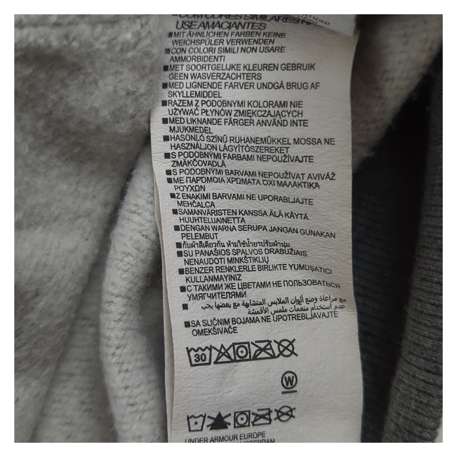 Under Armour Under Armour Mens Hoodie Size L Large Grey Pullover Jumper Long Sleeve Hooded To Sweater & Hoodie RewearableUK