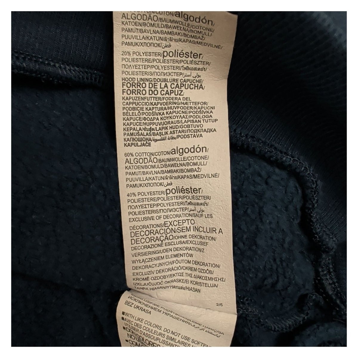 Under Armour Men's Hoodie Small Navy Blue Logo Cotton – product photo 8 | RewearableUK