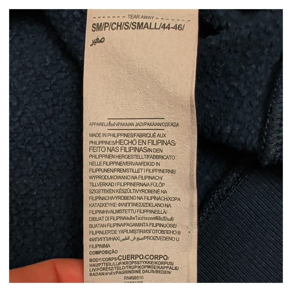 Under Armour Men's Hoodie Small Navy Blue Logo Cotton – product photo 7 | RewearableUK