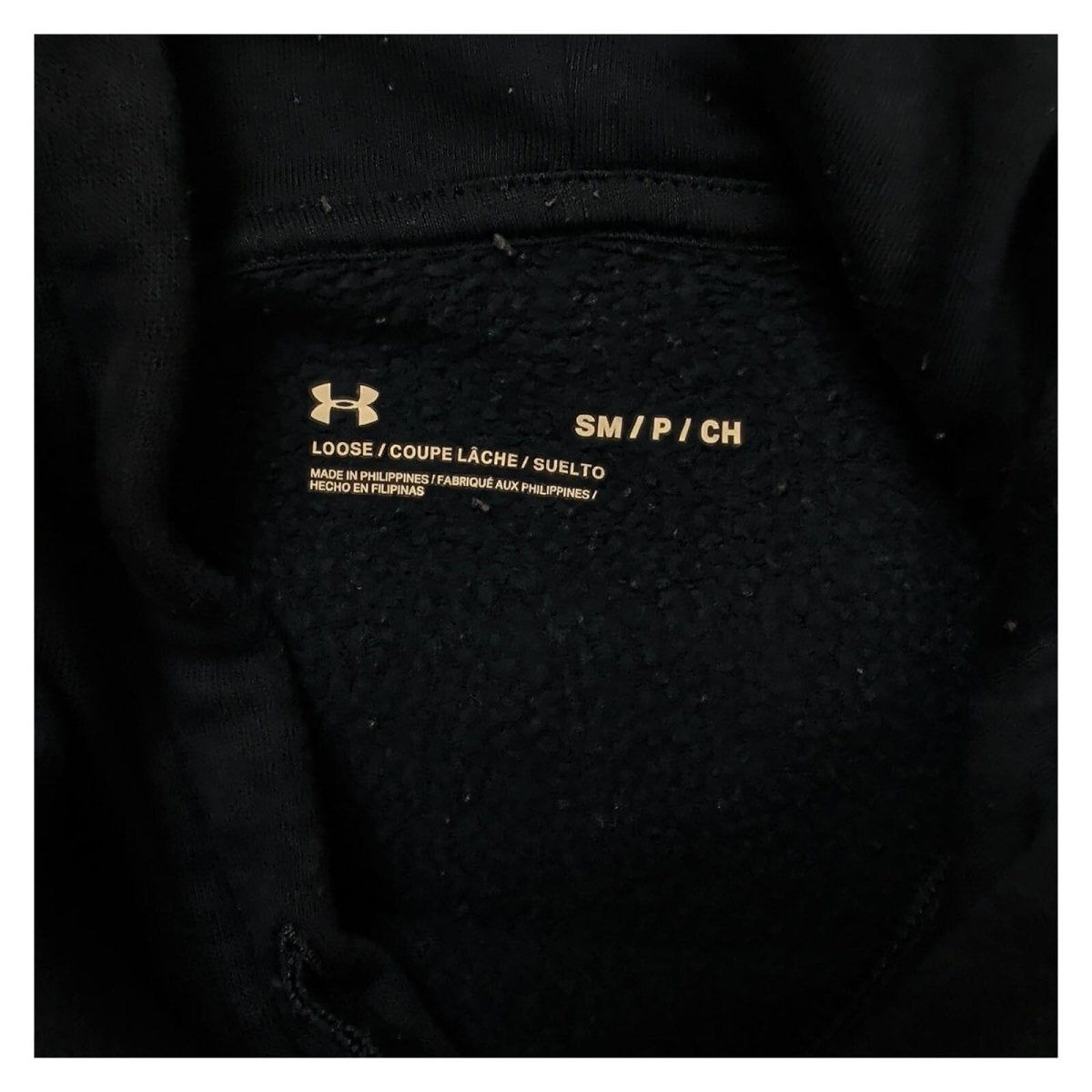 Under Armour Men's Hoodie Small Navy Blue Logo Cotton – product photo 4 | RewearableUK