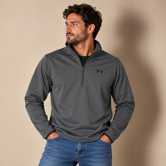 Under Armour Men's Quarter Zip Top M Grey – Quarter Zip Top product photo 1 | RewearableUK