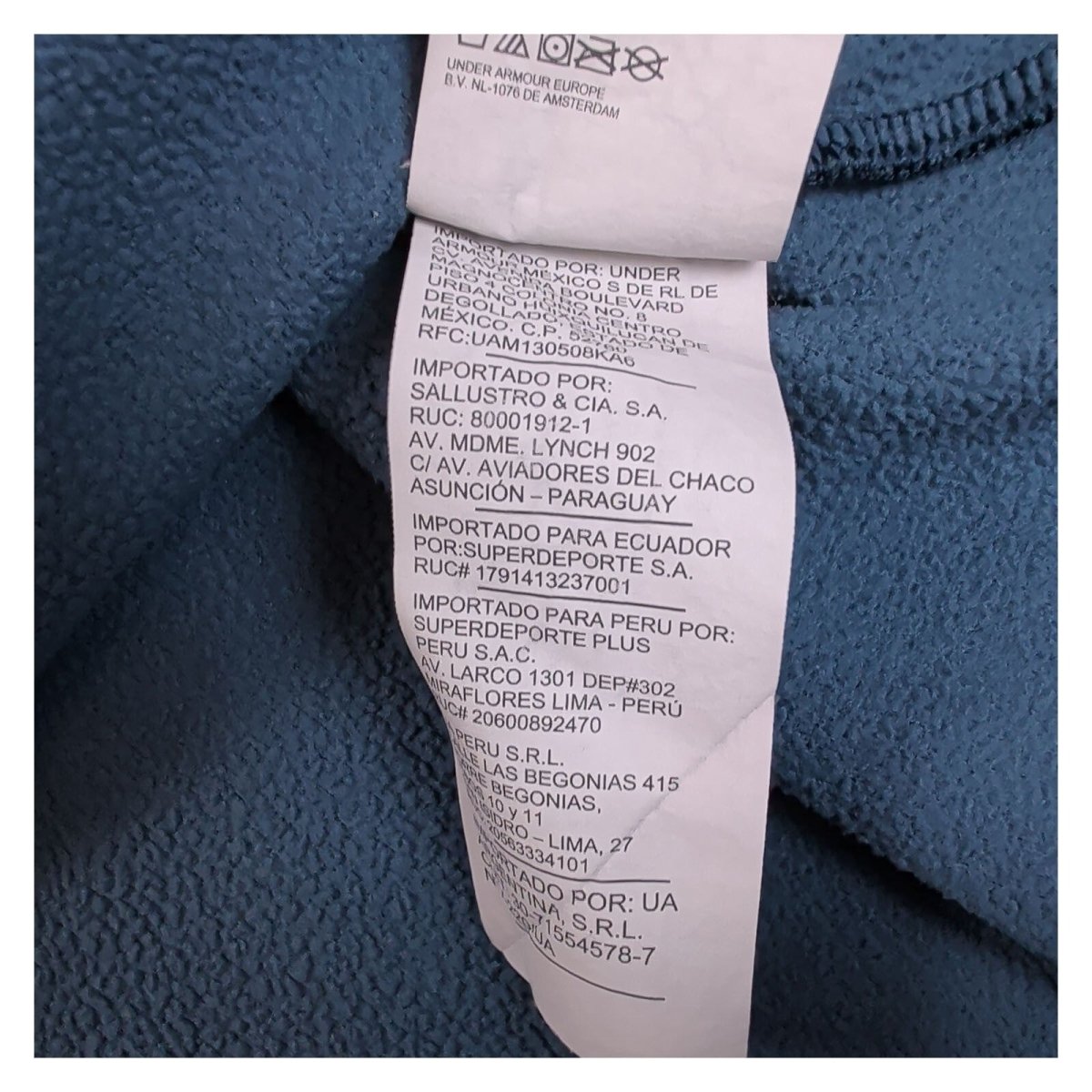 Under Armour Men's Sportswear 1/4 Zip Pullover S Navy Blue Polyester – product photo 8 | RewearableUK