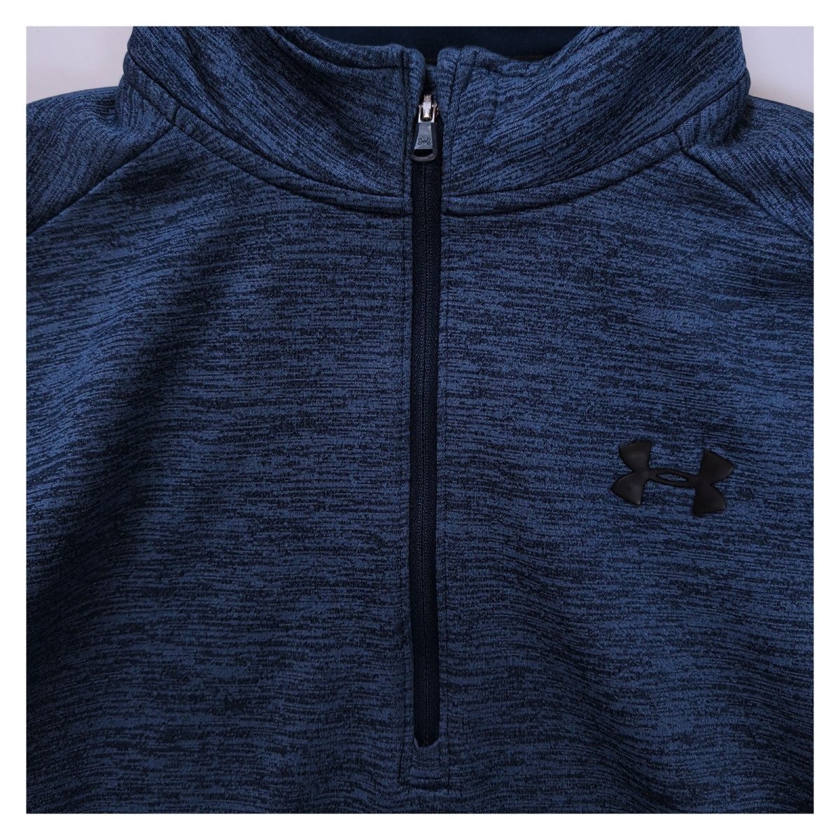 Under Armour Men's Sportswear 1/4 Zip Pullover S Navy Blue Polyester – product photo 2 | RewearableUK