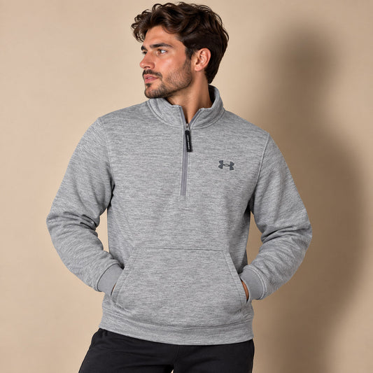 Under Armour Quarter Zip Top S Light Grey – Quarter Zip Top product photo 1 | RewearableUK