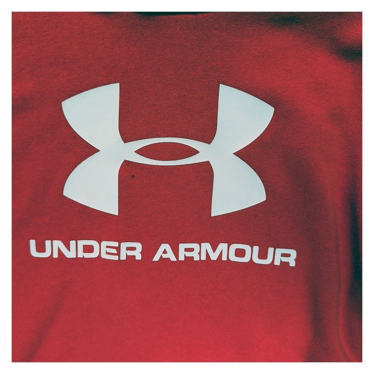 Under Armour Women's Hoodie SM Red Graphic Logo – product photo 2 | RewearableUK