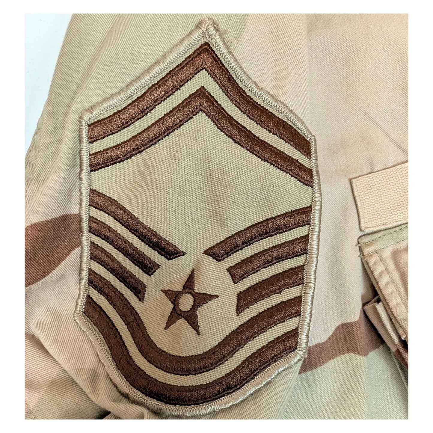 us air force 3 color desert camo combat coat shirt medium regular patches by US Air Force – | RewearableUK