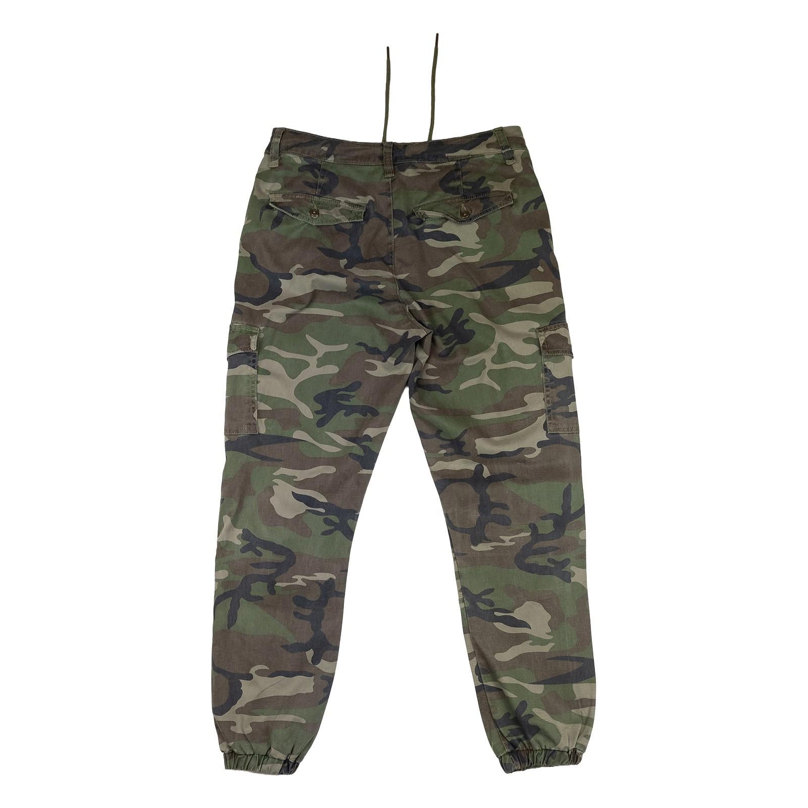 V by Very Camo Cargo Trousers Womens Size 10 Cuffed Joggers Woodland by Very – | RewearableUK