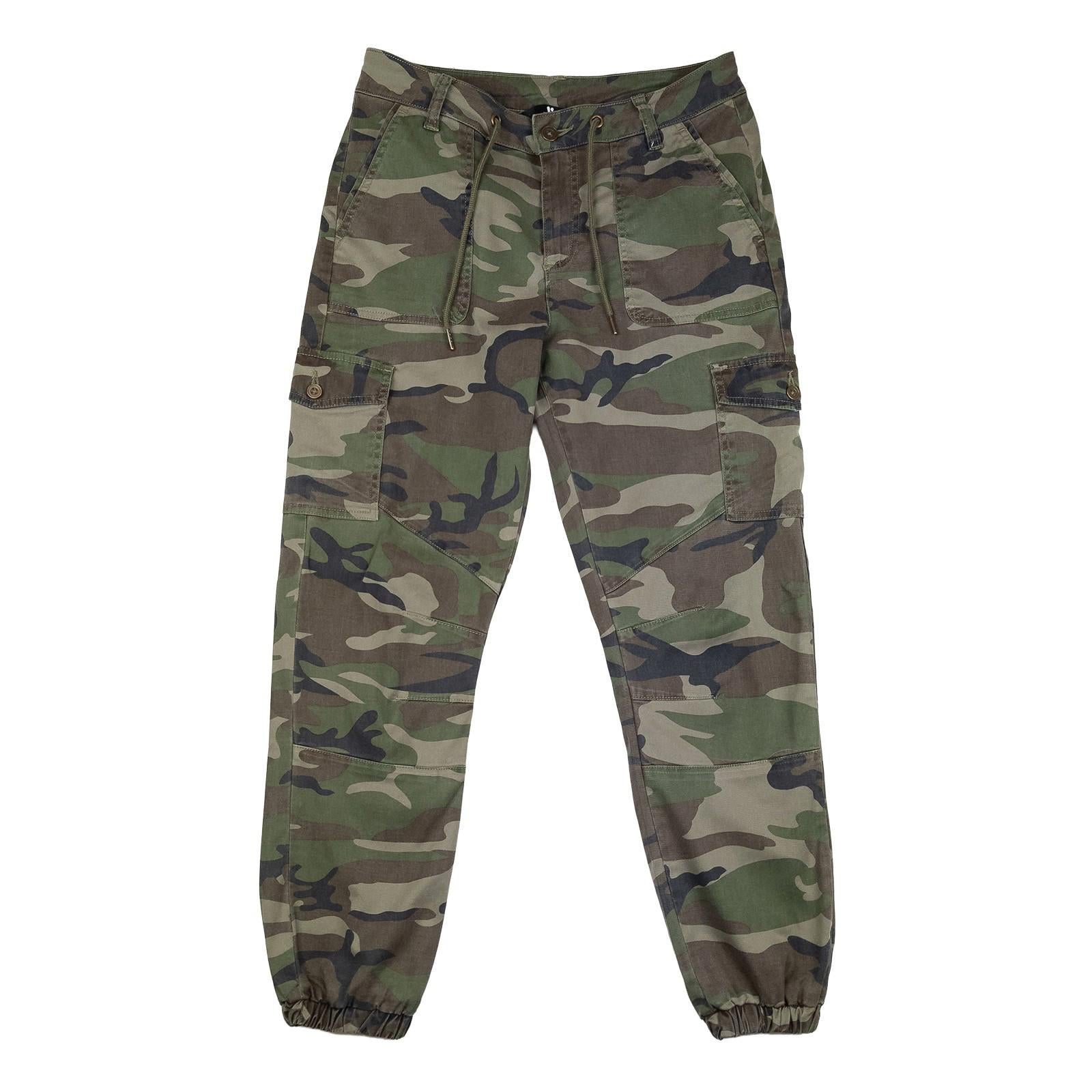 V by Very Camo Cargo Trousers Womens Size 10 Cuffed Joggers Woodland by Very – | RewearableUK