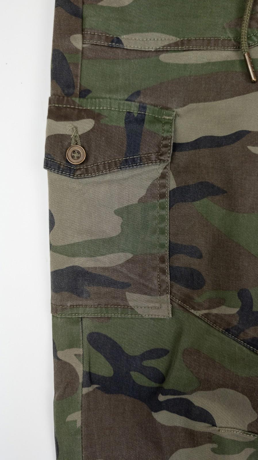 V by Very Camo Cargo Trousers Womens Size 10 Cuffed Joggers Woodland by Very – | RewearableUK