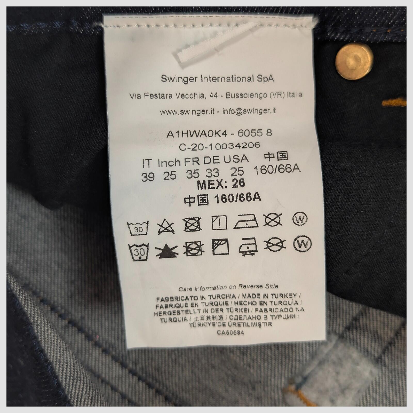 versace jeans couture womens dark blue skinny denim jeans size 25 by Versace Jeans Couture – JEANS | RewearableUK