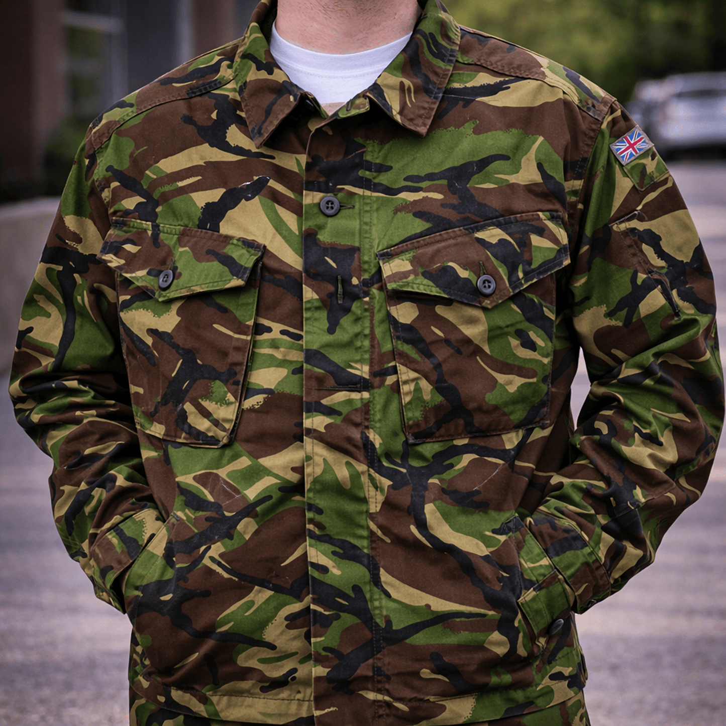 Vintage British Army DPM Combat Jacket | Medium (170/96) by RewearableUK – jacket | RewearableUK