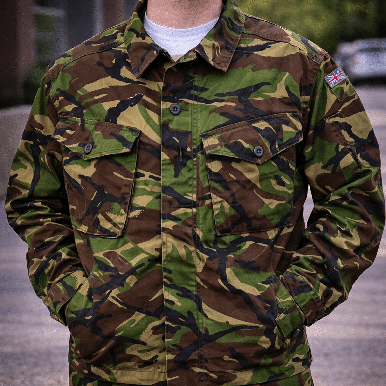 Vintage British Army DPM Combat Jacket | Medium (170/96) by RewearableUK – jacket | RewearableUK