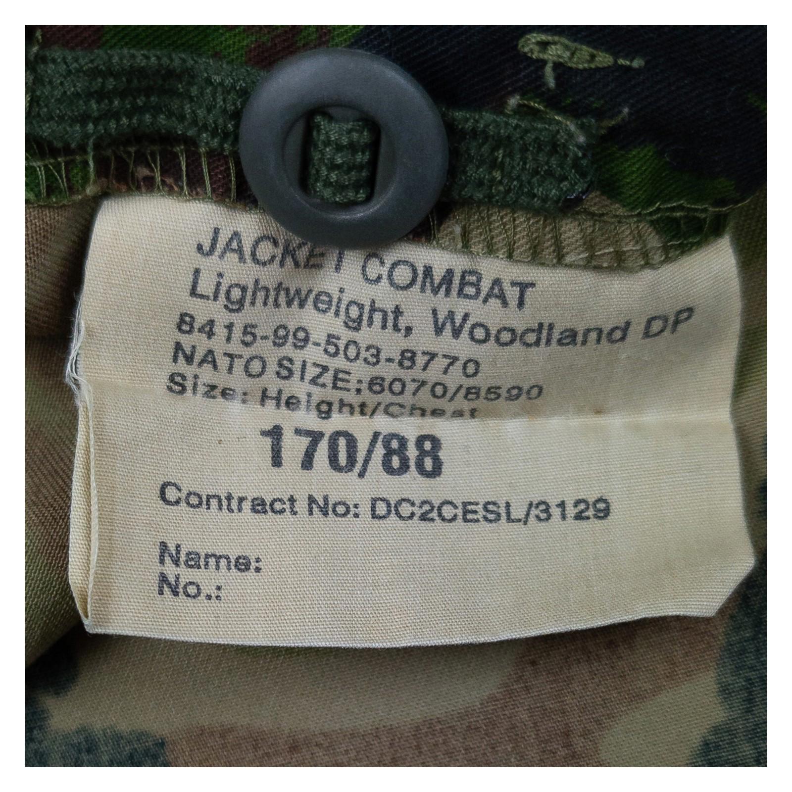 Vintage British Army DPM Jacket 12th Brigade Patch Surplus Small 170/88 by RewearableUK – | RewearableUK