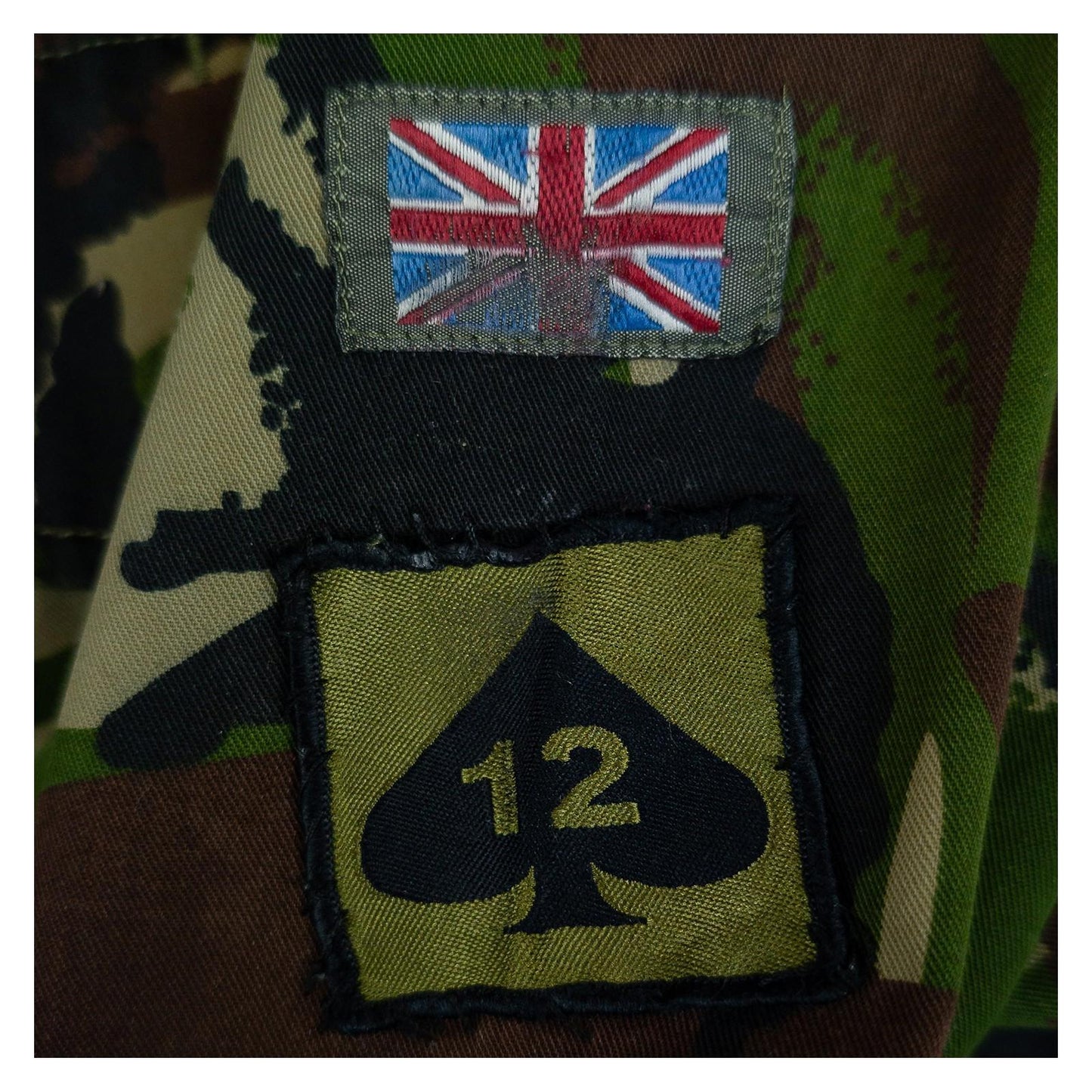 Vintage British Army DPM Jacket 12th Brigade Patch Surplus Small 170/88 by RewearableUK – | RewearableUK