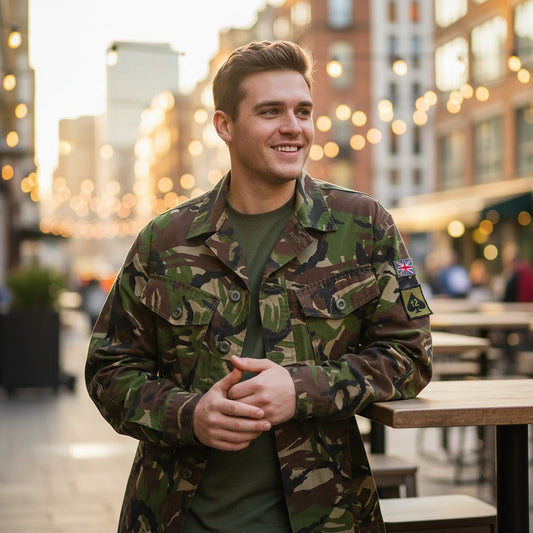 Vintage British Army DPM Jacket | 12th Brigade | Small (170/88) by RewearableUK – jacket | RewearableUK