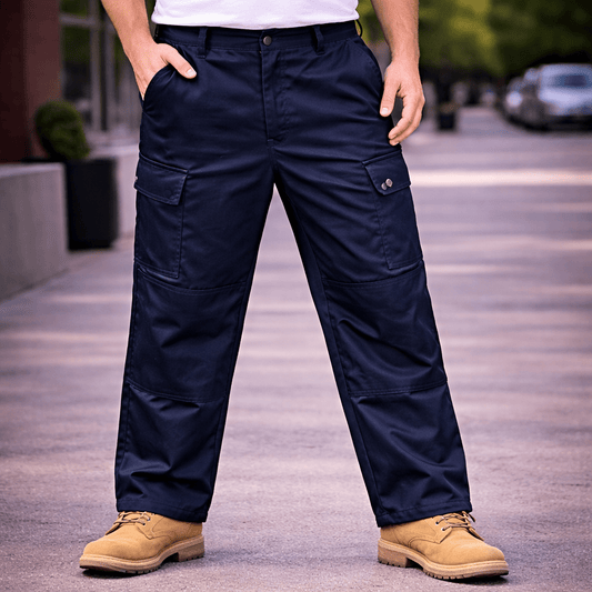 Vintage Dickies Grafters Work Trousers Navy Blue 38 R Regular by Dickies – workear | RewearableUK