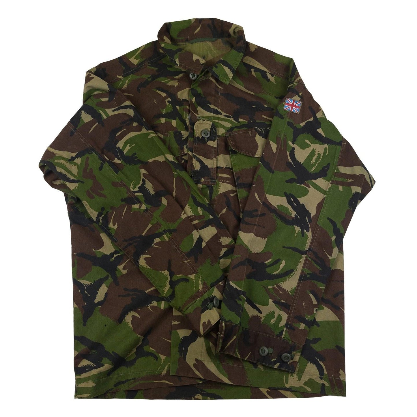 Vintage DPM Camo Field Jacket | Genuine British Army Surplus | Large 170/104 by RewearableUK – | RewearableUK