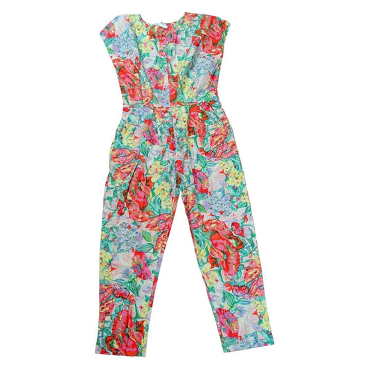 Vintage Fashion Circle Floral Jumpsuit M/L 100% Cotton New Old Stock – product photo 1 | RewearableUK