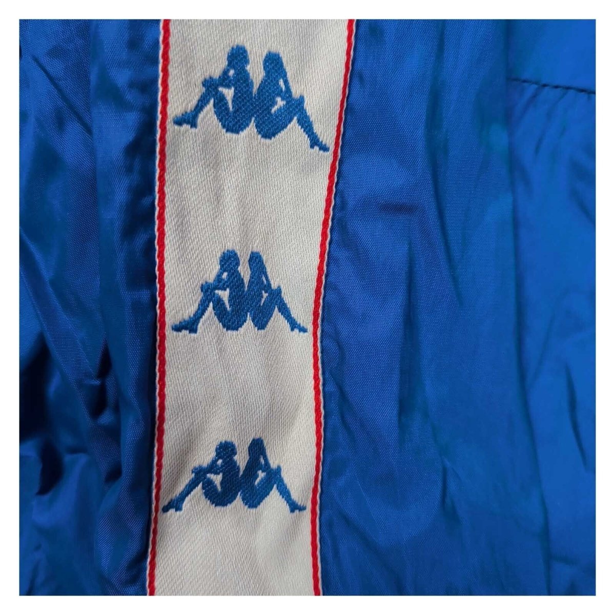 Vintage Kappa Men's Rain Jacket L Royal Blue Made in Italy – Jacket product photo 2 | RewearableUK