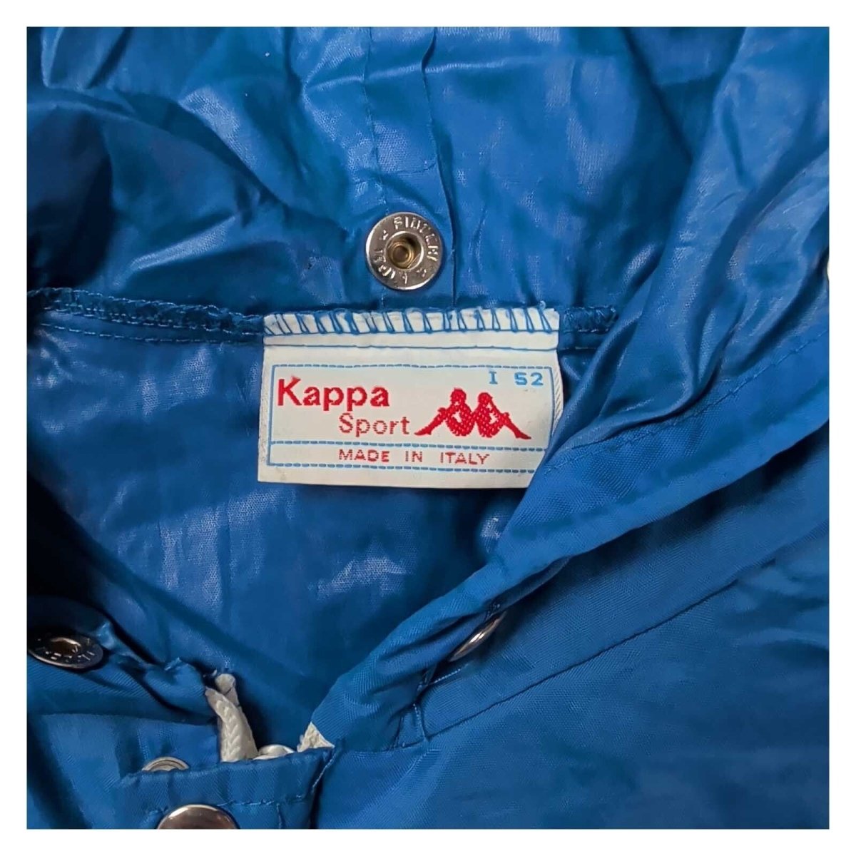 Vintage Kappa Men's Rain Jacket L Royal Blue Made in Italy – Jacket product photo 4 | RewearableUK