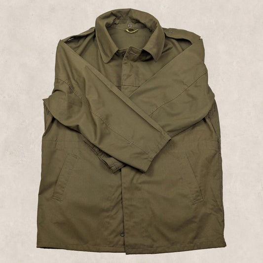 vintage military parka olive green original czechoslovakian army size 56 regular by RewearableUK – | RewearableUK