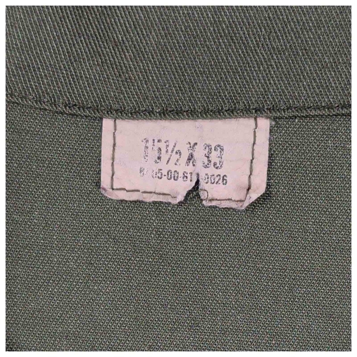 Vintage US Air Force OG-507 Utility Shirt 16.5 x 33 Large – product photo 6 | RewearableUK