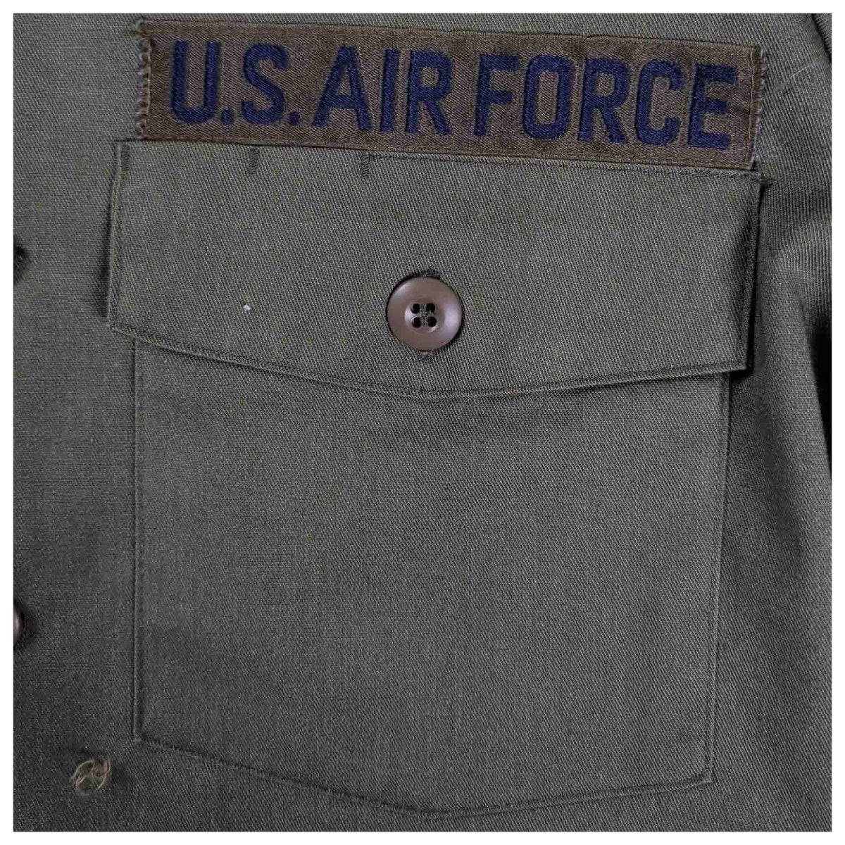 Vintage US Air Force OG-507 Utility Shirt 16.5 x 33 Large – product photo 4 | RewearableUK