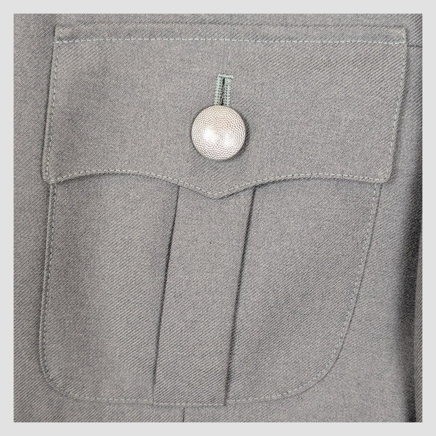 vintage west german army bundeswehr grey dress tunic uniform jacket size 41 by RewearableUK – | RewearableUK