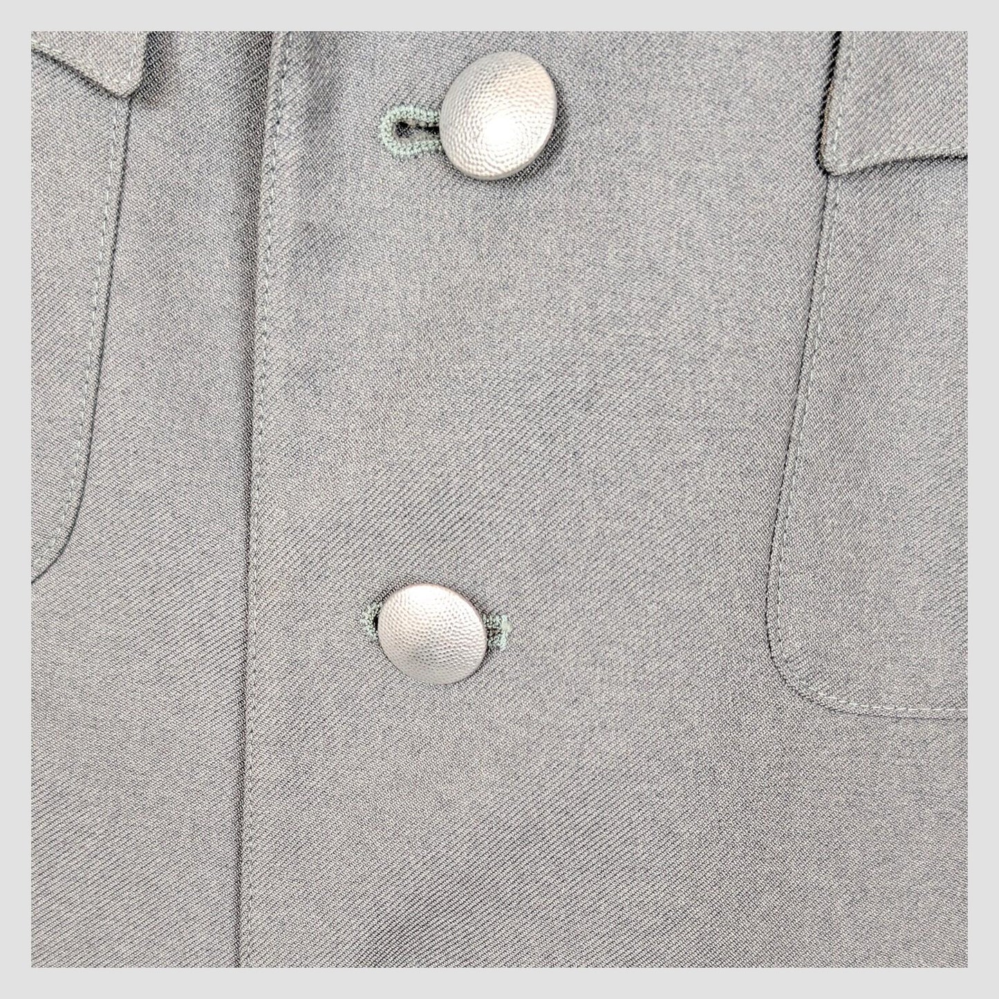 vintage west german army bundeswehr grey dress tunic uniform jacket size 41 by RewearableUK – | RewearableUK