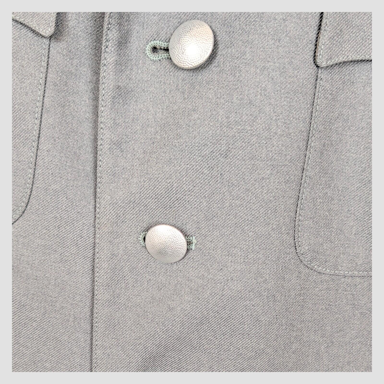 vintage west german army bundeswehr grey dress tunic uniform jacket size 41 by RewearableUK – | RewearableUK