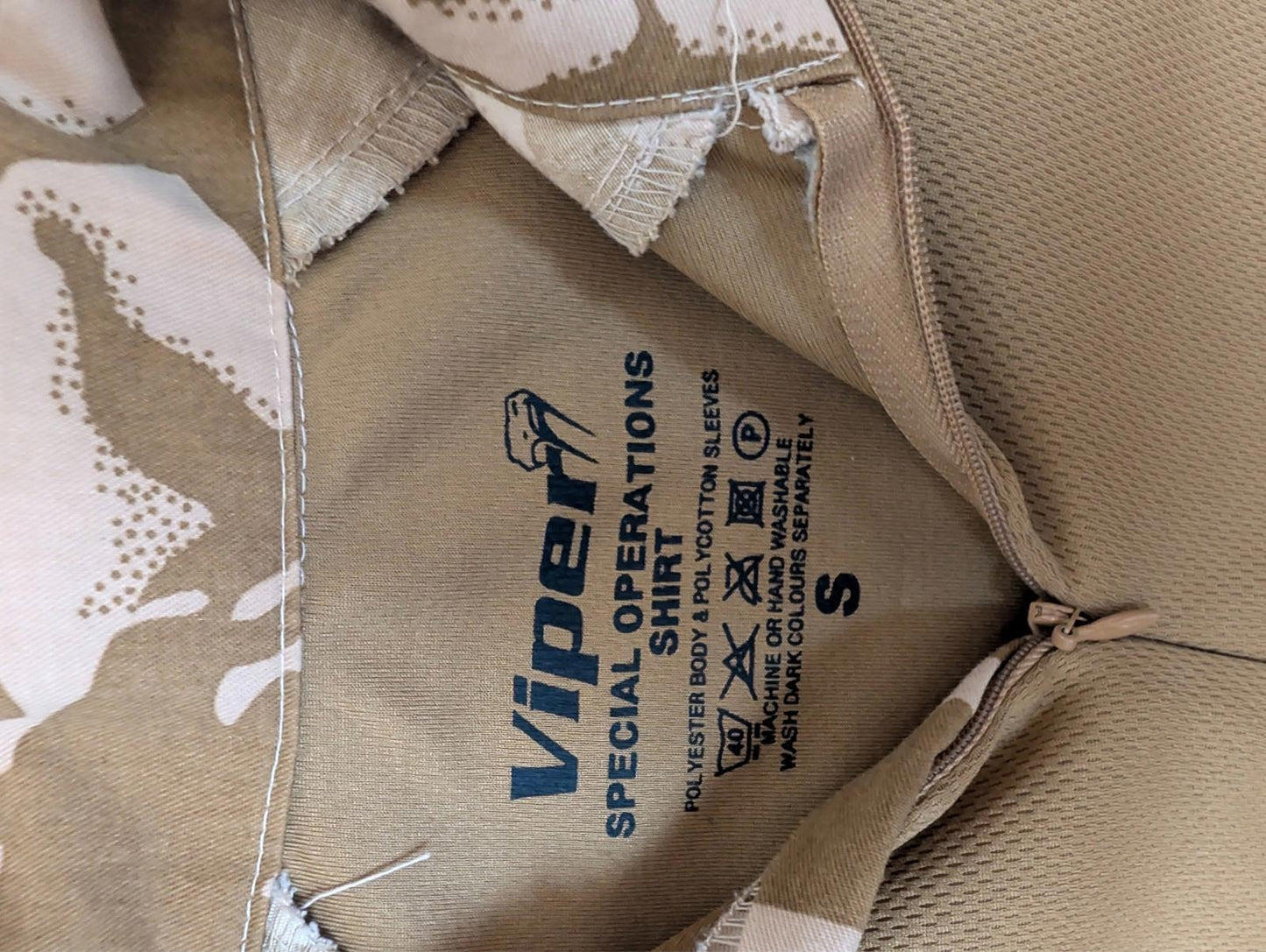 viper special operations combat shirt size s tan desert camo tactical by RewearableUK – | RewearableUK