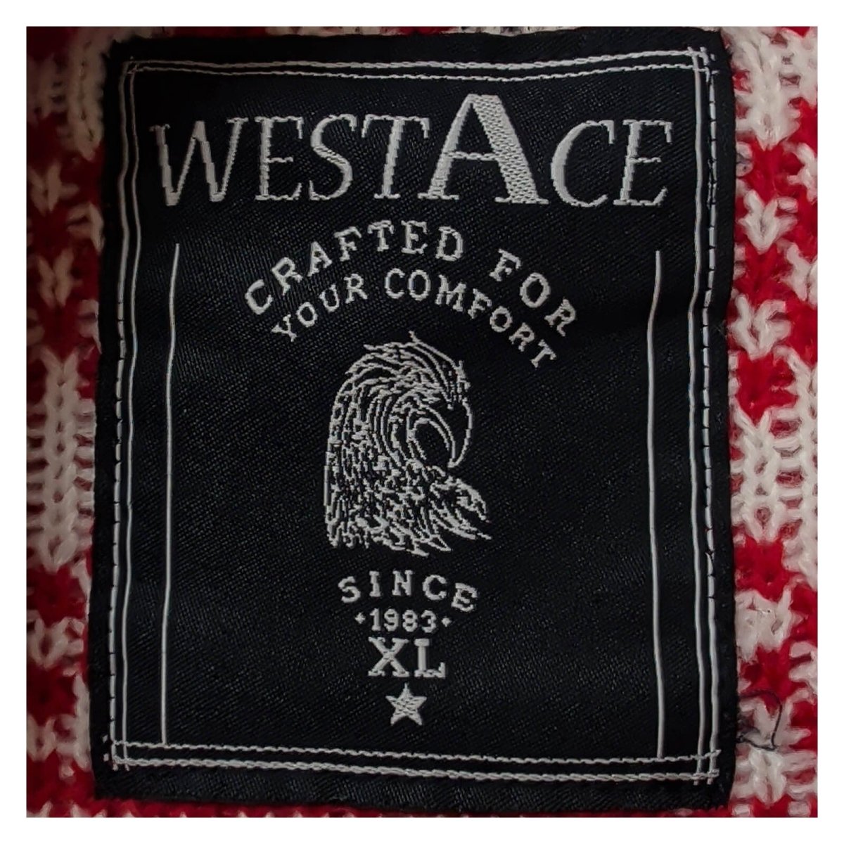 WestAce Women's Christmas Jumper XL Red Reindeer Fair Isle Knit – Christmas Jumper product photo 3 | RewearableUK