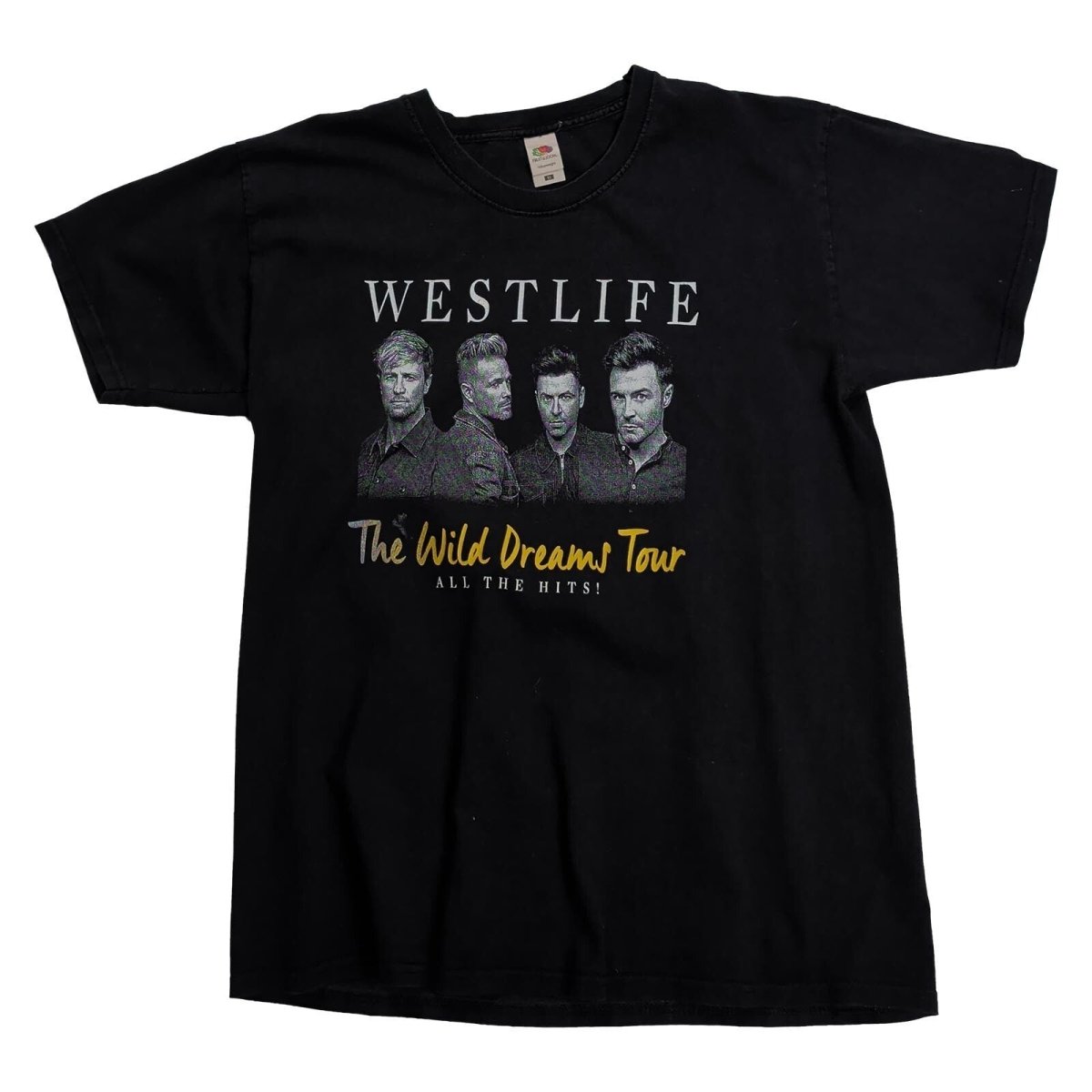 Westlife The Wild Dreams Tour T-Shirt M Black Double Sided Band Tee Flawed – product photo 1 | RewearableUK