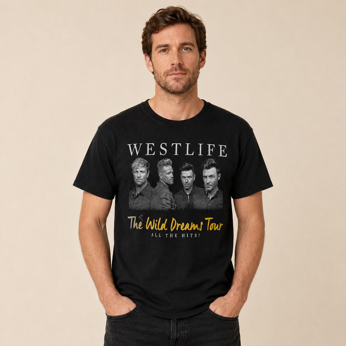 Westlife Wild Dreams Tour T-Shirt M Black Flawed – product photo 1 | RewearableUK