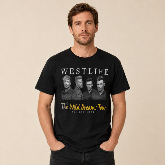 Westlife Wild Dreams Tour T-Shirt M Black Flawed – product photo 1 | RewearableUK