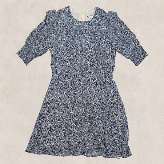 Whistles Womens Blue White Floral Print Midi Dress UK 10 Elegant Summer by Whistles – | RewearableUK