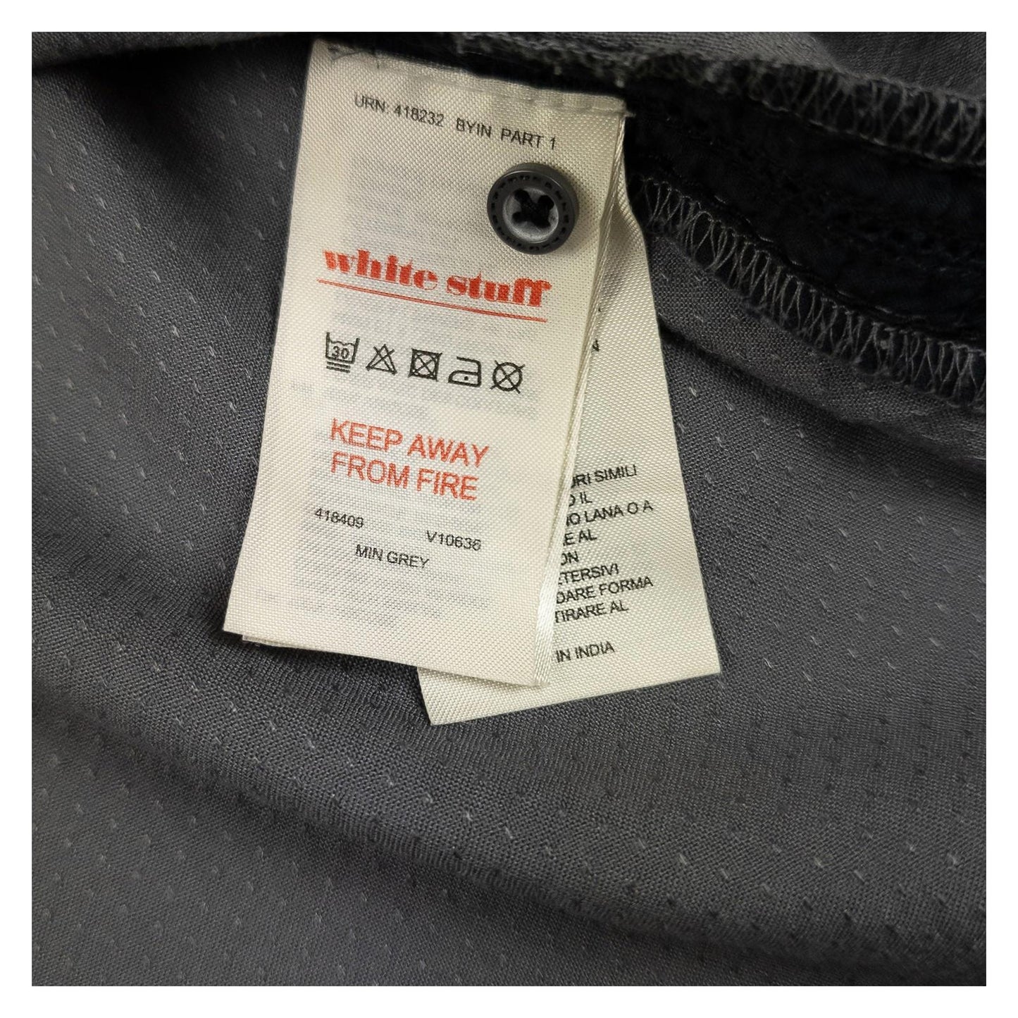 White Stuff Grey Blouse UK 14 Viscose Pintuck Detail Long Sleeve Shirt Top Boho by White – | RewearableUK