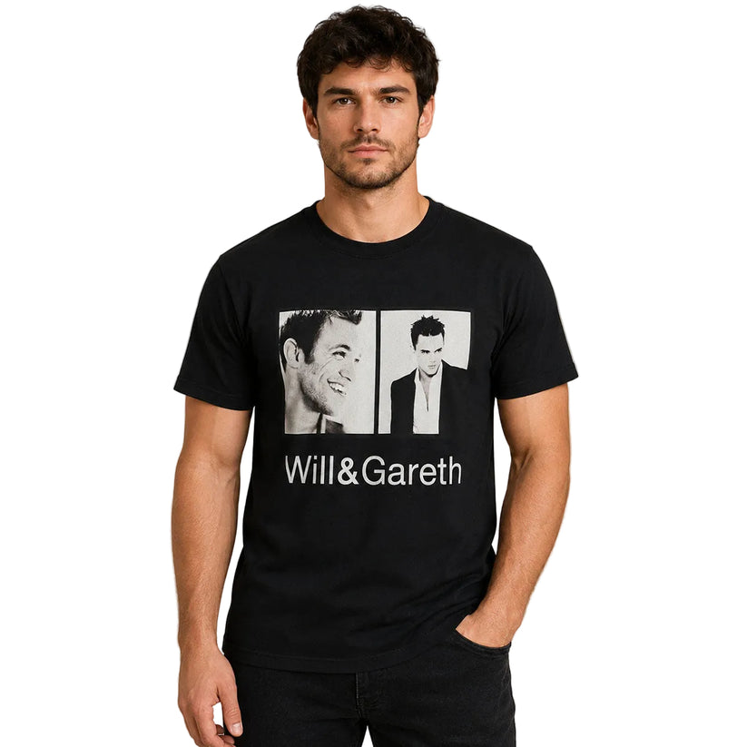 Will & Gareth Tour T-Shirt Kids 7-8 Black – Music T-Shirt product photo 1 | RewearableUK
