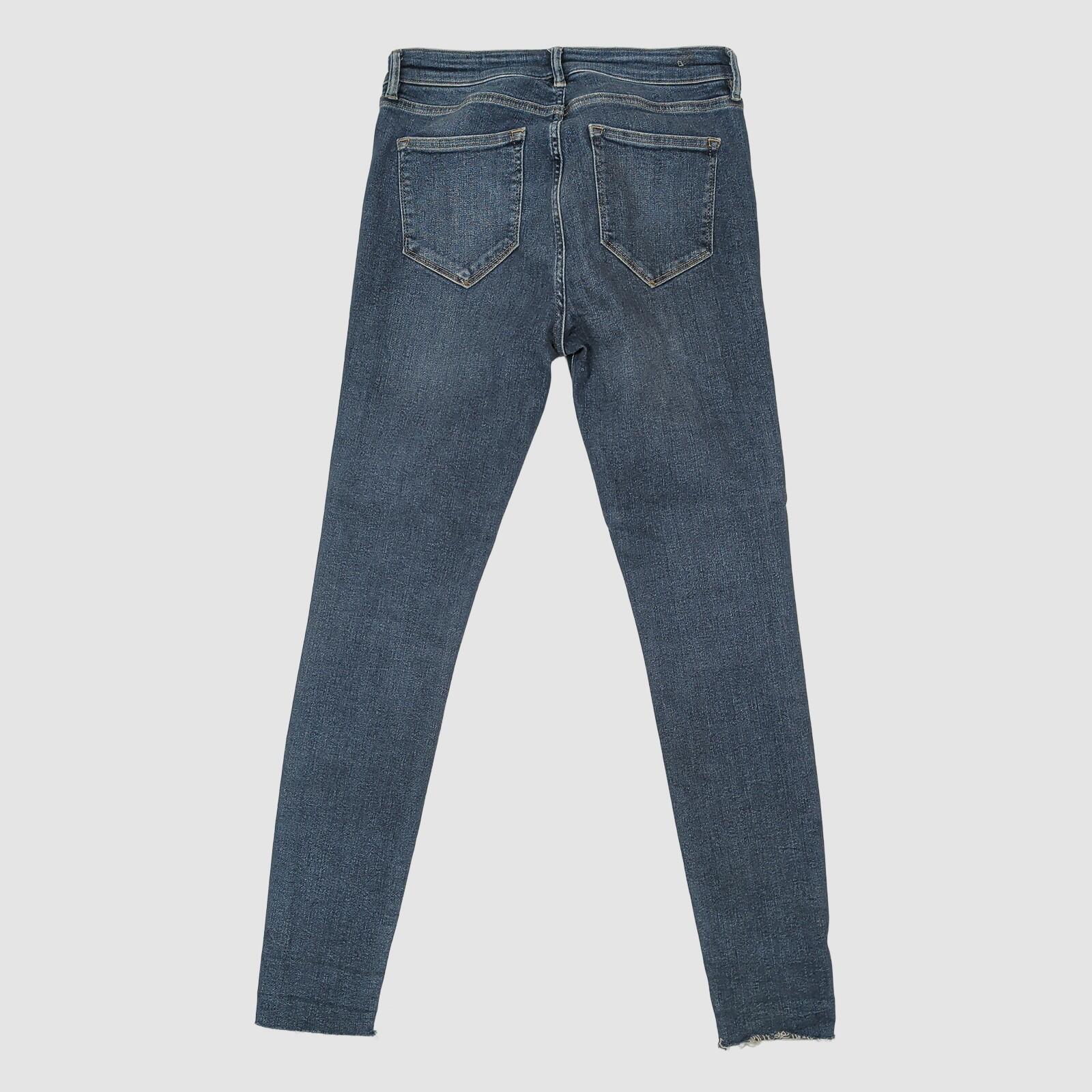 womens allsaints miller skinny fit mid blue stretch denim jeans size w30 by AllSaints – JEANS | RewearableUK
