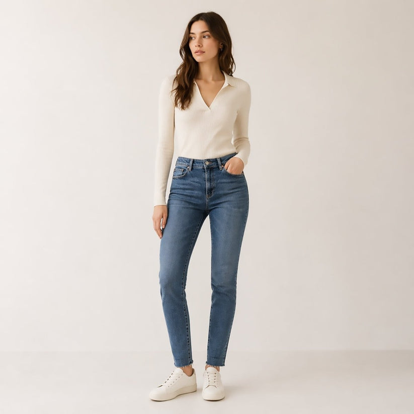 womens allsaints miller skinny fit mid blue stretch denim jeans size w30 by AllSaints – JEANS | RewearableUK