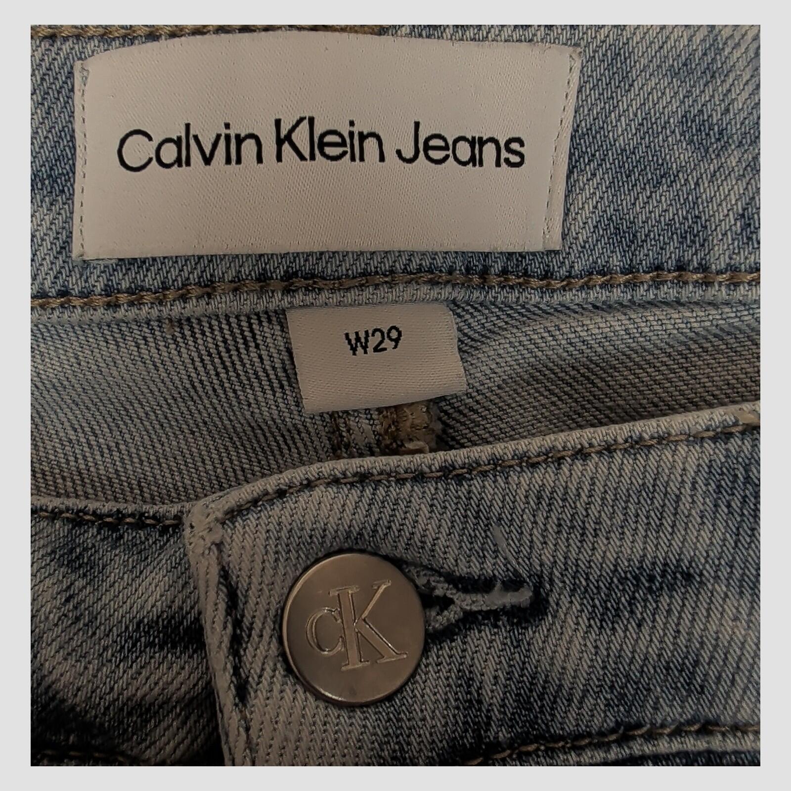 womens calvin klein jeans high rise skinny ankle fit light blue denim w29 by Calvin Klein – JEANS | RewearableUK