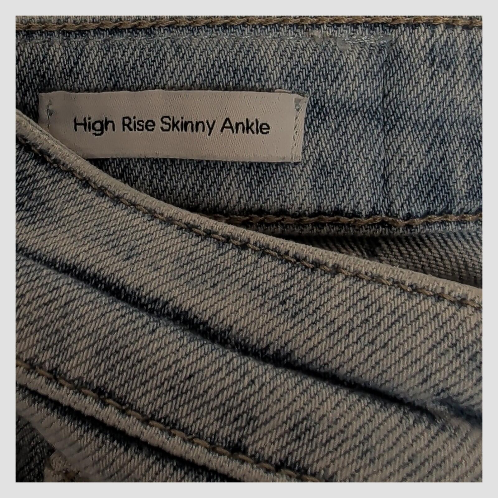 womens calvin klein jeans high rise skinny ankle fit light blue denim w29 by Calvin Klein – JEANS | RewearableUK