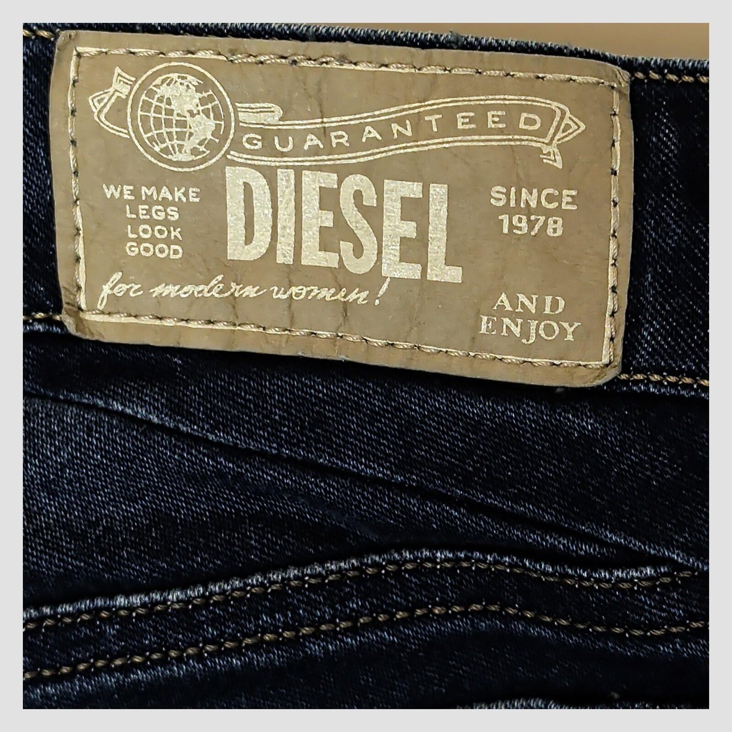 womens diesel getlegg slim skinny low waist stretch denim blue jeans w28 l32 by DIESEL – JEANS | RewearableUK