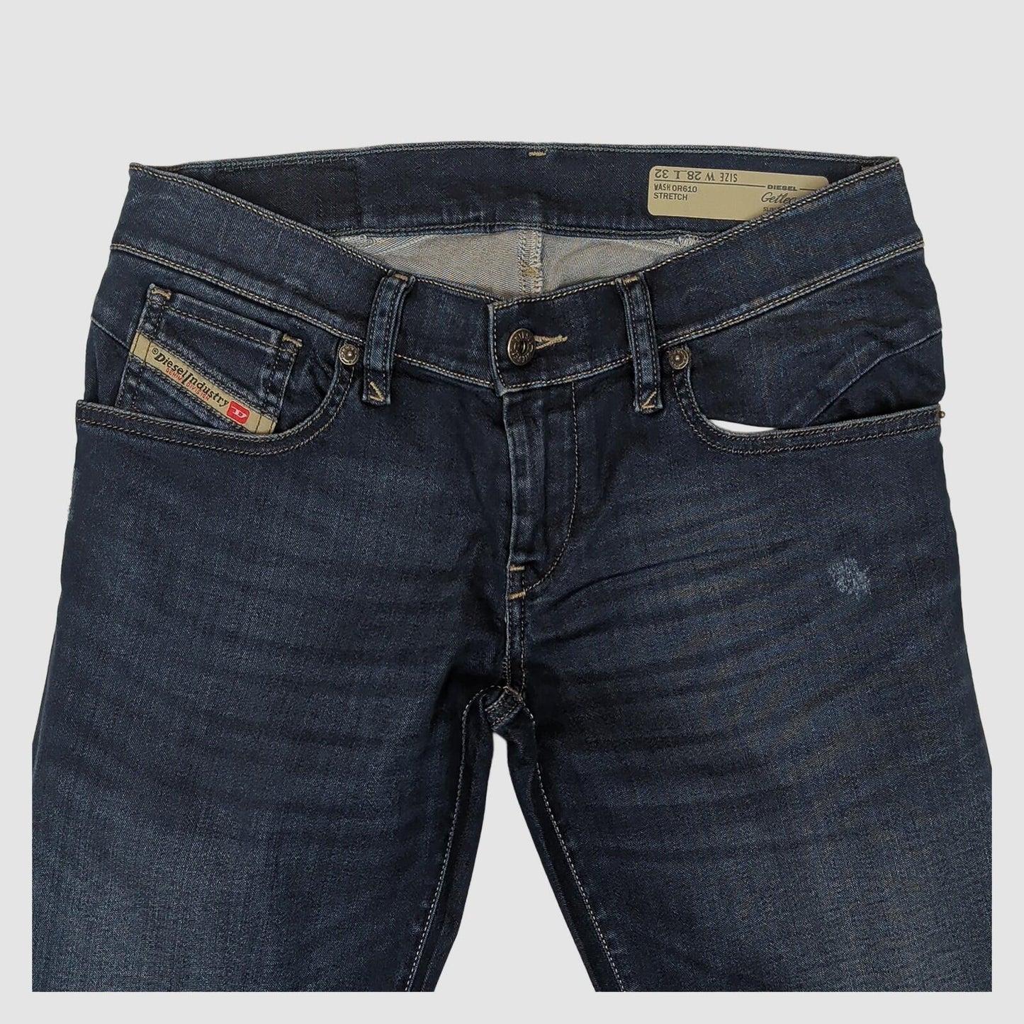womens diesel getlegg slim skinny low waist stretch denim blue jeans w28 l32 by DIESEL – JEANS | RewearableUK